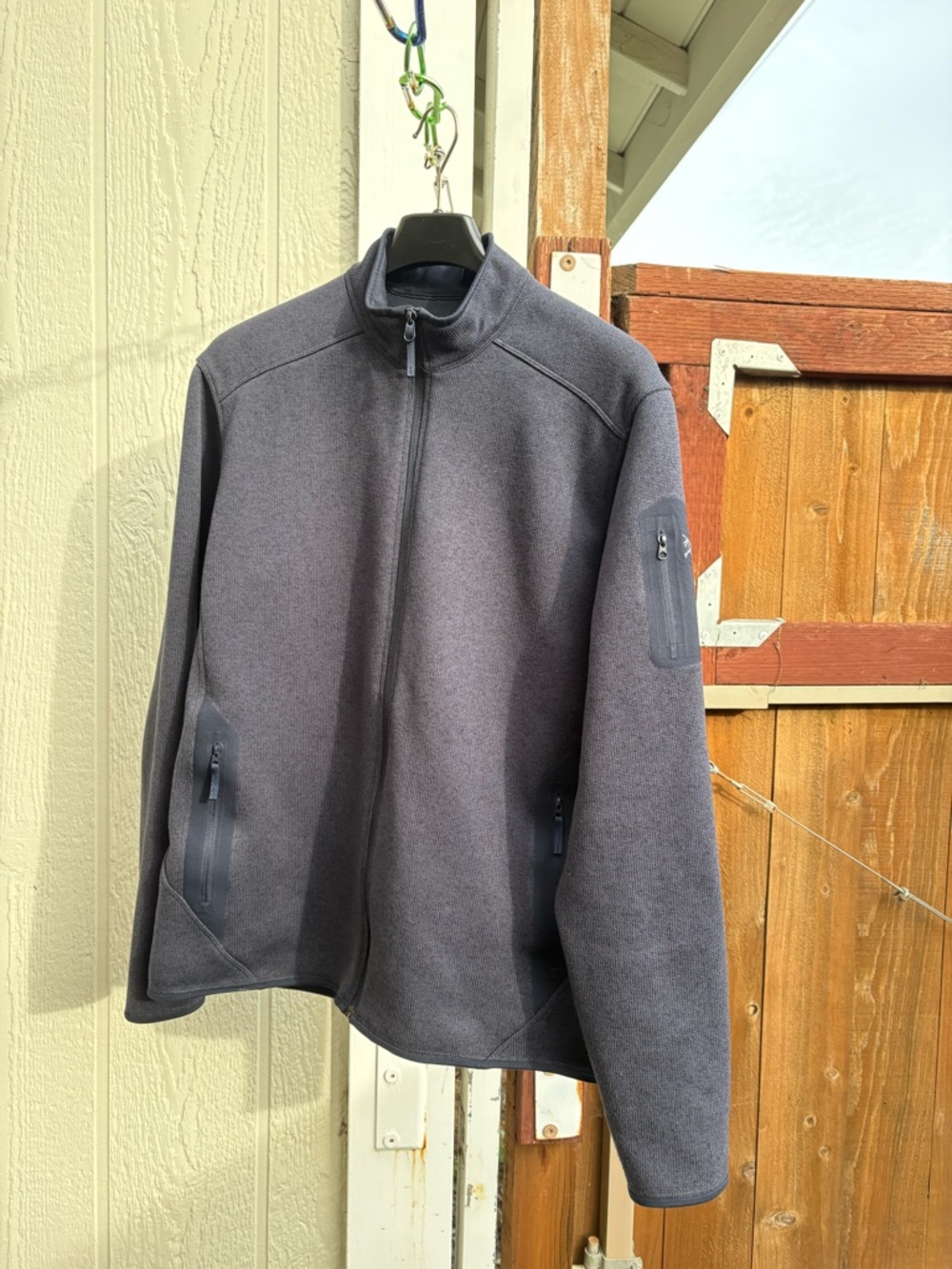 Arc'teryx Men's Covert Cardigan Blue Full-Zip Fleece Jacket